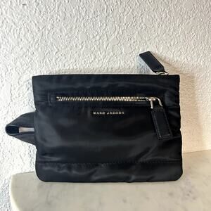 Marc Jacobs Mallorca Flat Cosmetic Bag Black NWOT